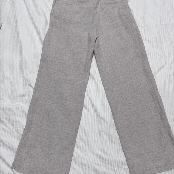 & Other Stories Sand Color LINEN Pants in sz 4 - Picture 2 of 9